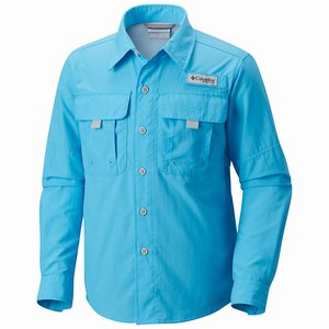 Columbia PFG Bahama™ Långärmad Tröja Pojkar Blå (VWDSU1304)